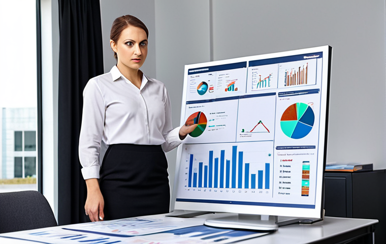 **

A confident logistics manager standing at a negotiation table, presenting data-driven insights with charts and graphs. Focus on showing professionalism and command, emphasizing the use of data analytics to illustrate their value to the company. The scene should convey a sense of authority and strategic thinking.

**